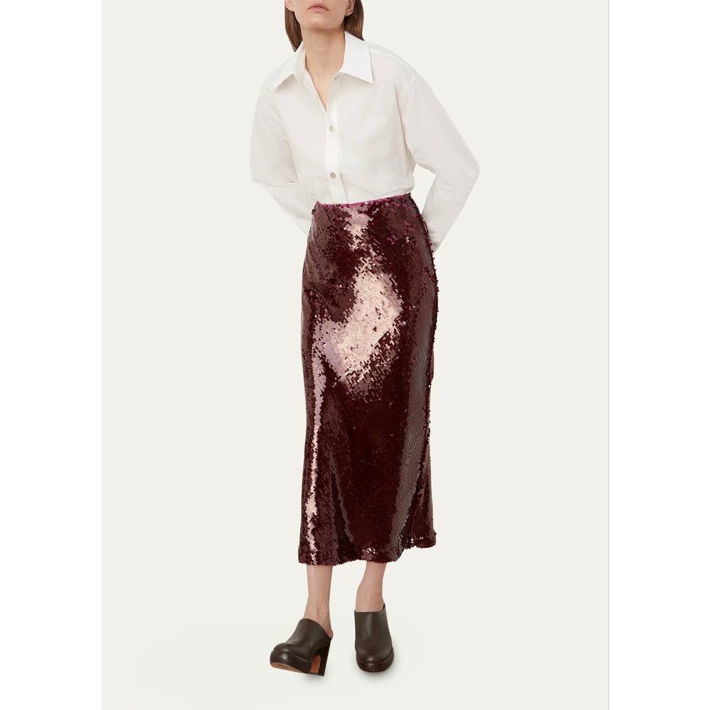 Vince Sequined Midi Slip Skirt
